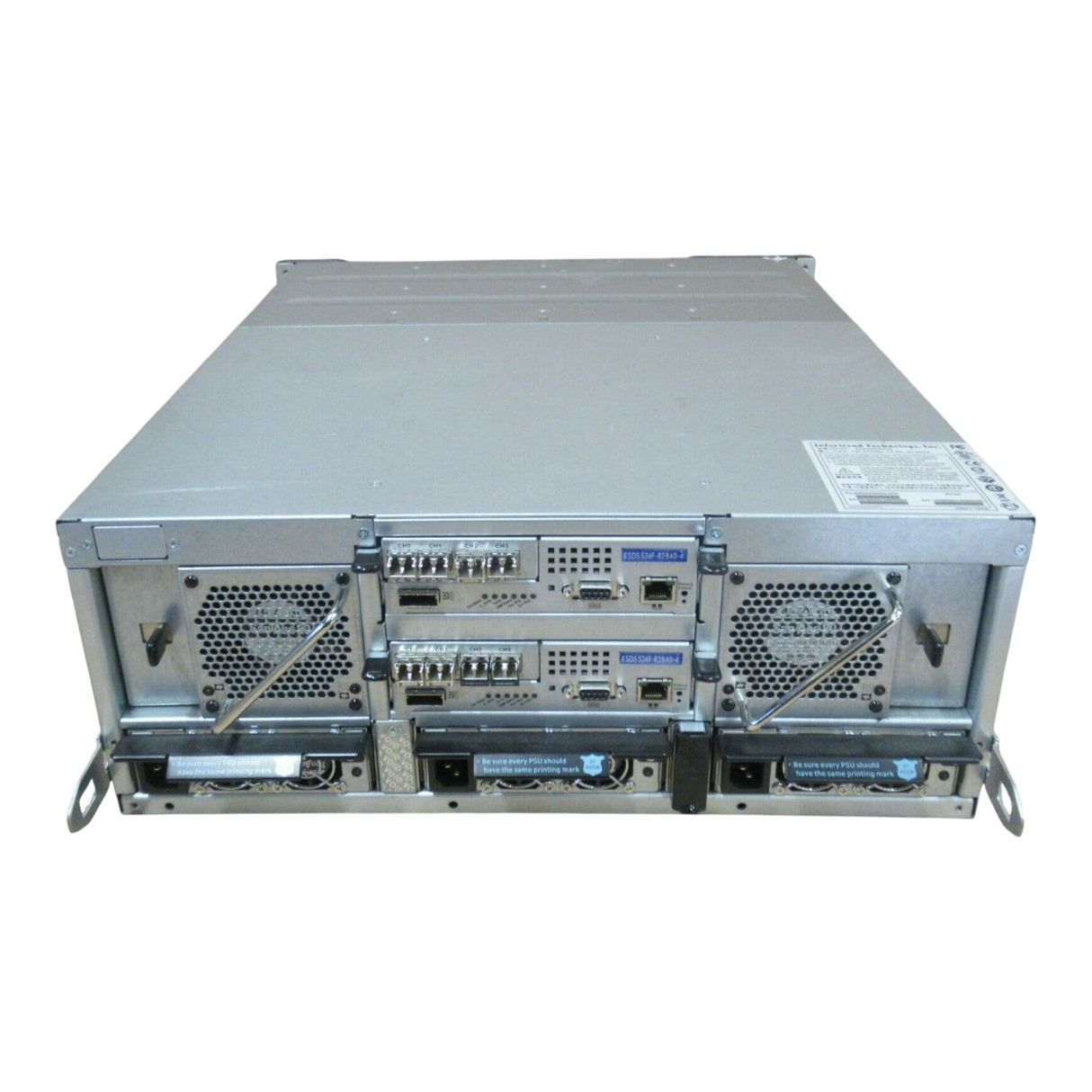 Infortrend EonStor ES S24R-2B2D0 24x 3.5 Bays 2 x Quad Port 8GB FC Storage Array