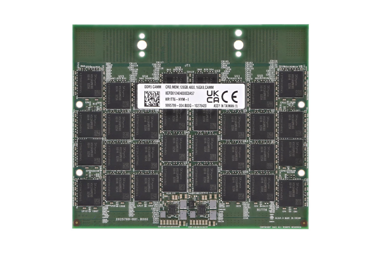 Dell 128GB 16GX8 PC5-4800 DDR5-38400 Non-ECC CAMM Memory R1TT6 KR1TT6-HYM