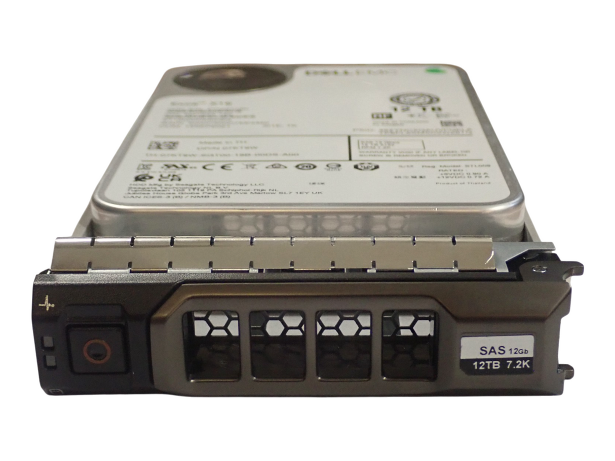 Dell EMC 12TB 3.5" 7.2K SAS 12G 256mb LFF Enterprise Hard Drive HDD 7KT9W 07KT9W