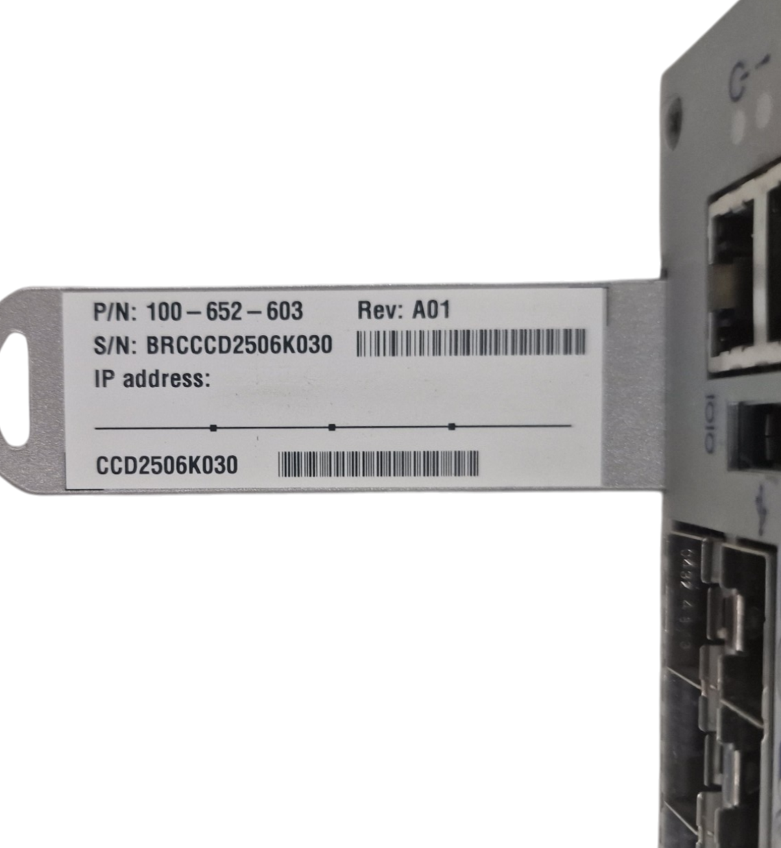 Brocade EMC 6505 DS-6505B 24x 16Gb SFP+ 12 Active Ports Fibre Channel SAN Switch