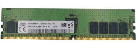 SK Hynix 32GB 2Rx8 PC4-3200AA DDR4-25600 ECC RDIMM Memory HMAA4GR7CJR8N-XN
