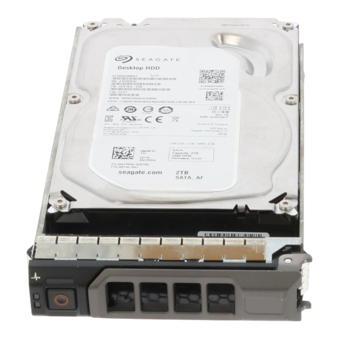 New Dell 2TB 7.2K 6G SATA 3.5" Hard Drive 2CYW3 ST2000DM008