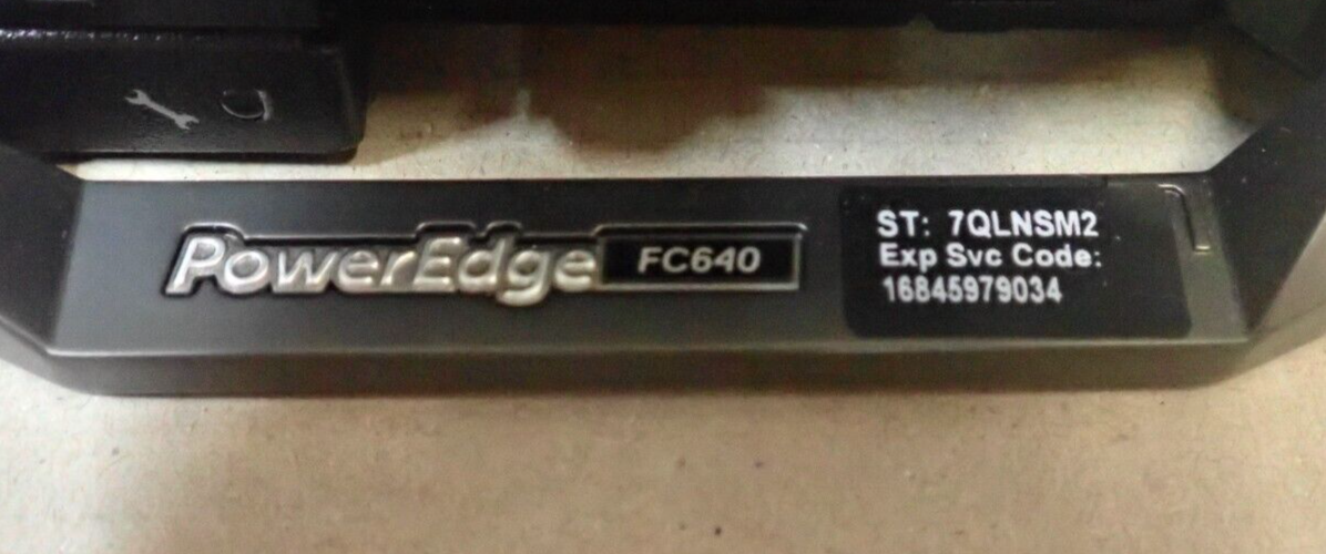 Dell PowerEdge FC640 2x 12C Gold 6126 192GB RAM 2x 480GB SSD 2-Bay Blade Server