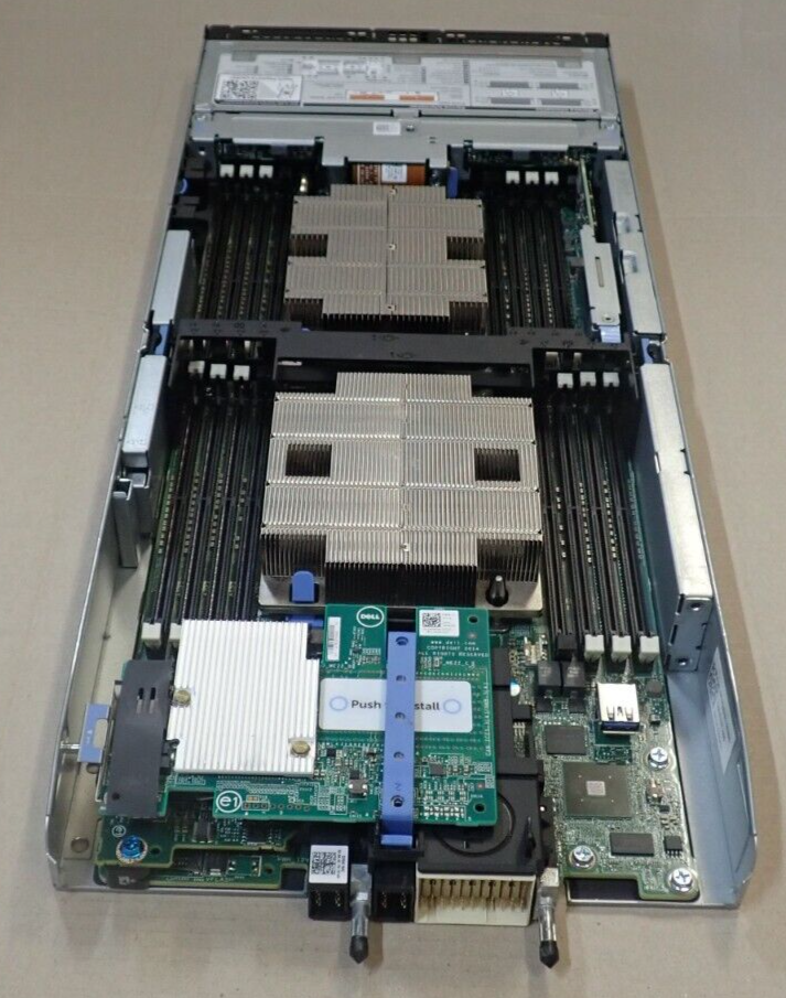 Dell PowerEdge FC640 2x 12C Gold 6126 192GB RAM 2x 480GB SSD 2-Bay Blade Server