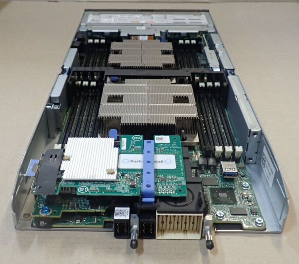 Dell PowerEdge FC640 2x 12C Gold 6126 192GB RAM 2x 480GB SSD 2-Bay Blade Server