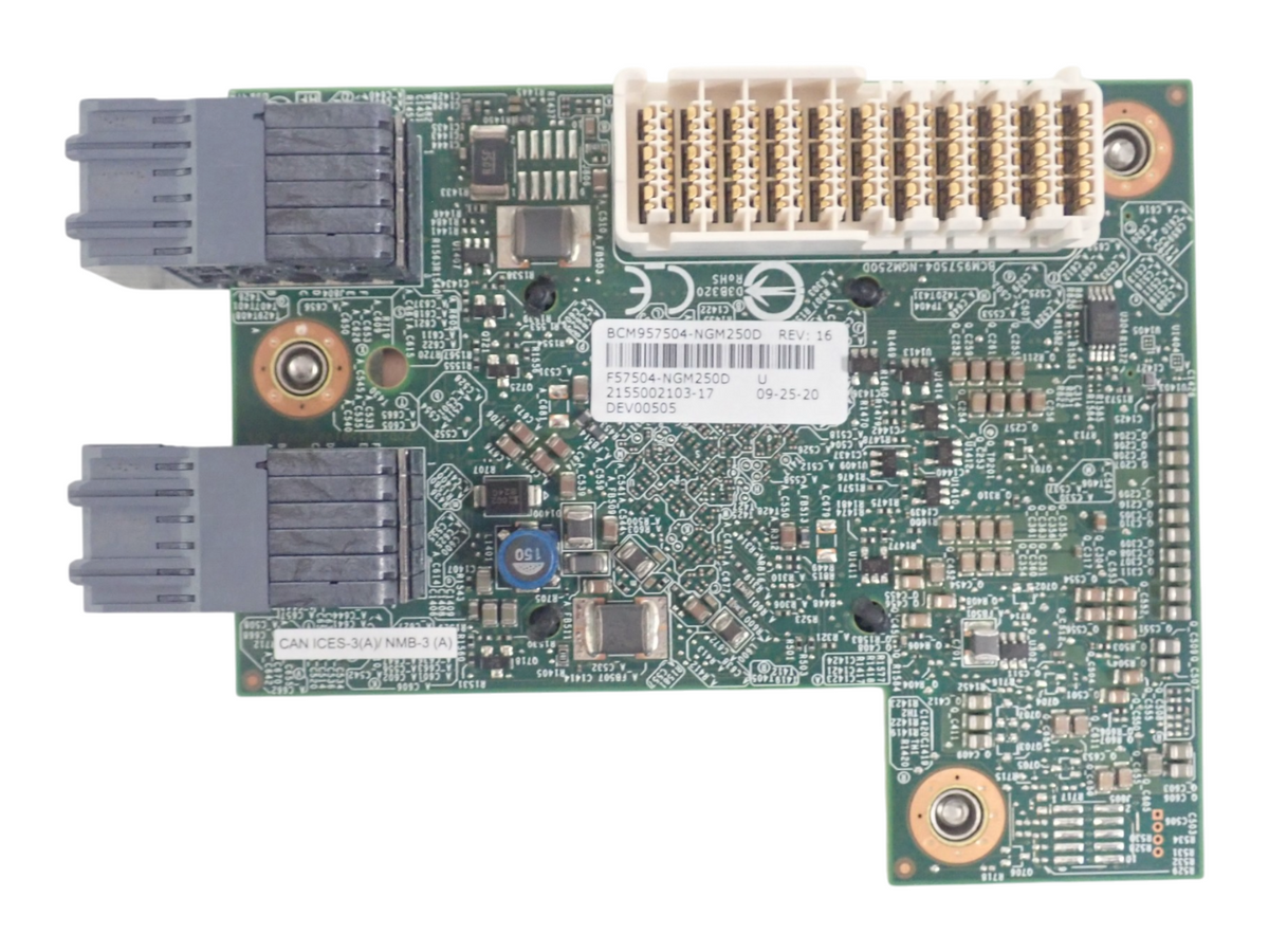 Dell Broadcom 57504 4-Port 10/25GbE SFP28 Mezzanine Card DCWFP For MX740c MX760c