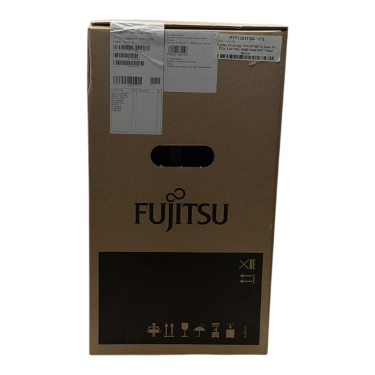 New Fujitsu Primergy TX1320 M5 Xeon E-2334 3.4GHz 16GB RAM 8SFF Tower Server