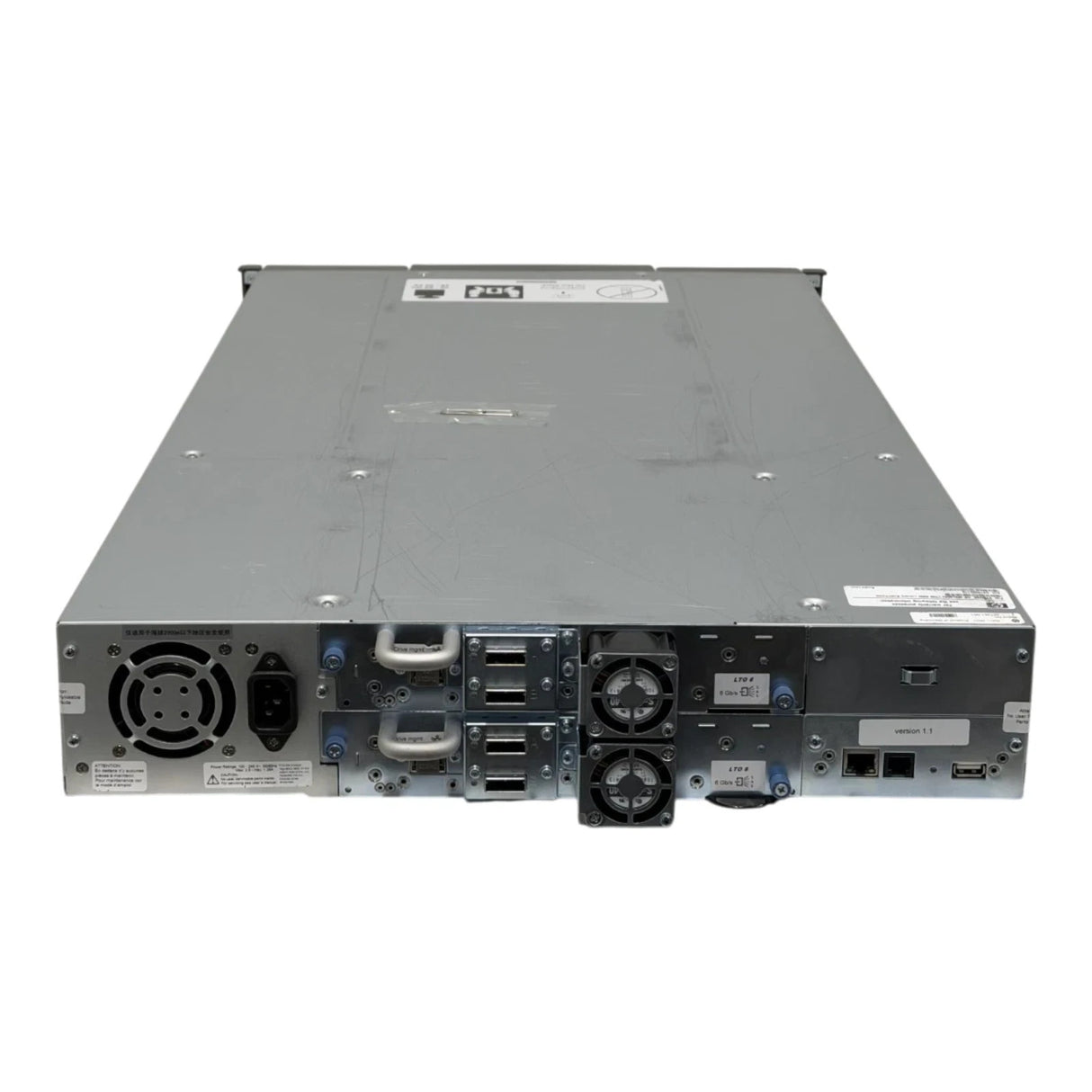 HPE StorageWorks MSL2024 24-Slot Tape Library 407351-001 + 2x LTO-6 Drive C0H27A