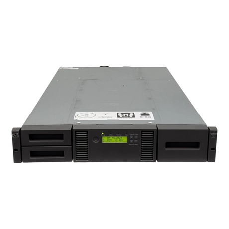 HPE StorageWorks MSL2024 24-Slot Tape Library 407351-001 + 2x LTO-7 SAS Drives