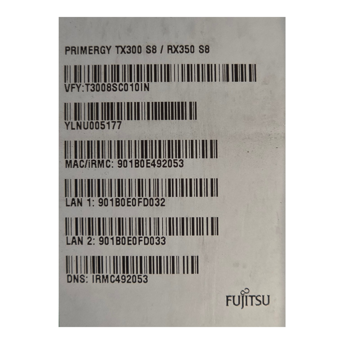 Fujitsu Primergy TX300 S8 Xeon E5-2600 CPU 24-DIMM 8xLFF Bay CTO Tower Server
