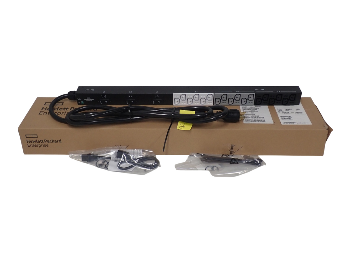 NEW HPE G2 P9Q54A 18 x C13 Outlets 3Ph 8.6kVA 48A 208V NA/JP Rack PDU 866817-024