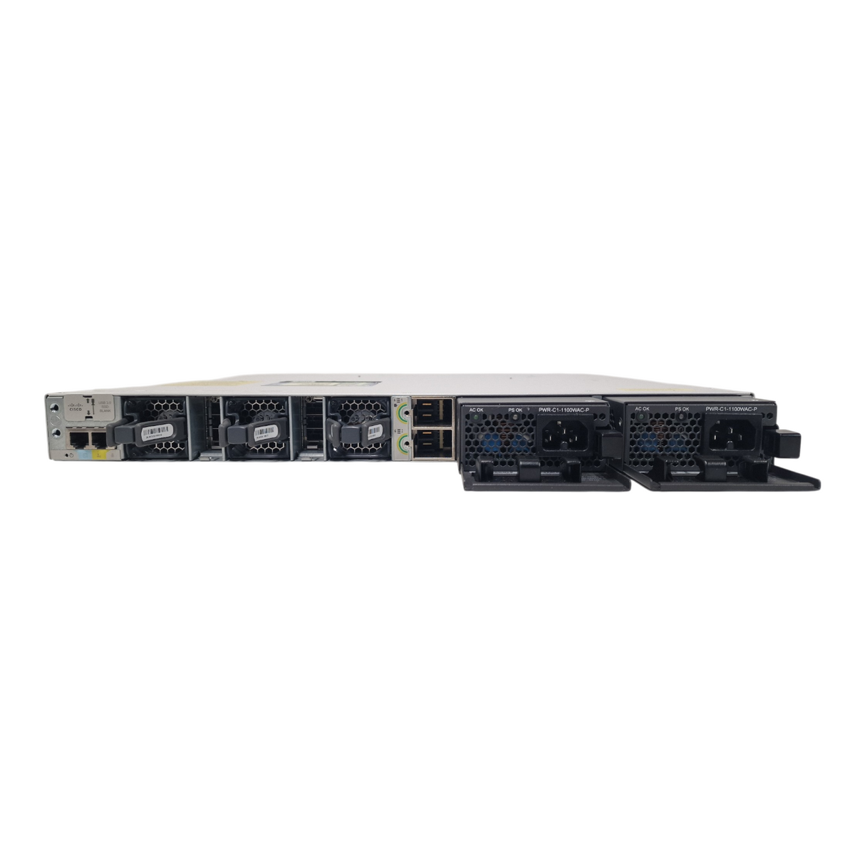 Cisco Catalyst C9300-48H-A 9300 48x 1G PoE+ Network Switch + C9300-NM-8X Module