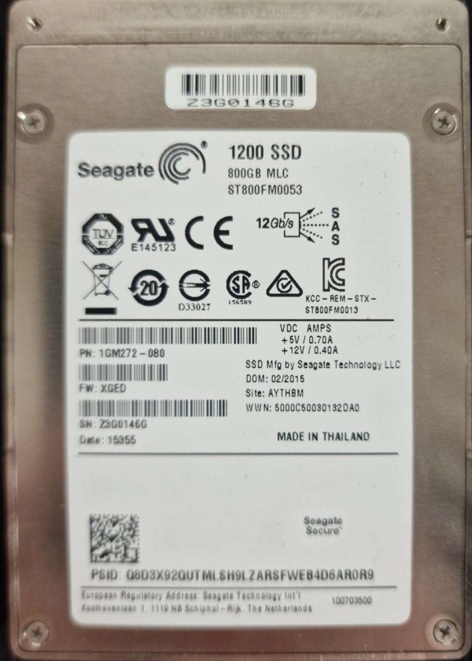Microsoft StorSimple 800GB 12G SAS MU 2.5" SFF SSD Solid State Drive 0996904-02