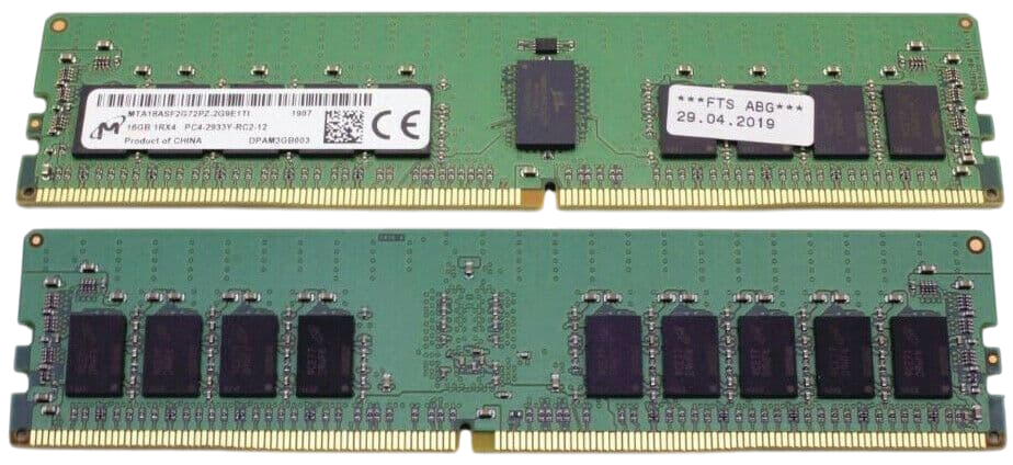 Fujitsu 16GB 1Rx4 DDR4-2993Y PC4-23400 REG ECC S26361-F4083-L316 E316 Memory