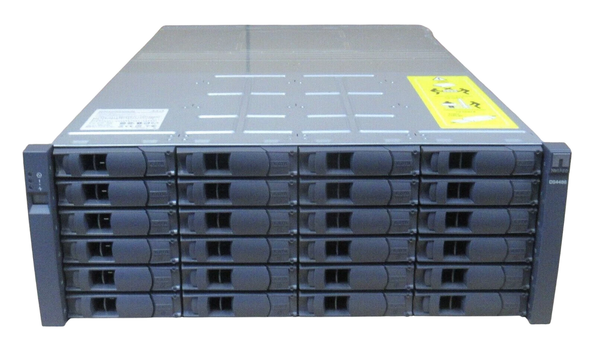 NetApp DS4486 48-Bay 24xDual Tandem Caddies 2xIOM6 4x750W PSU 4U Expansion Shelf