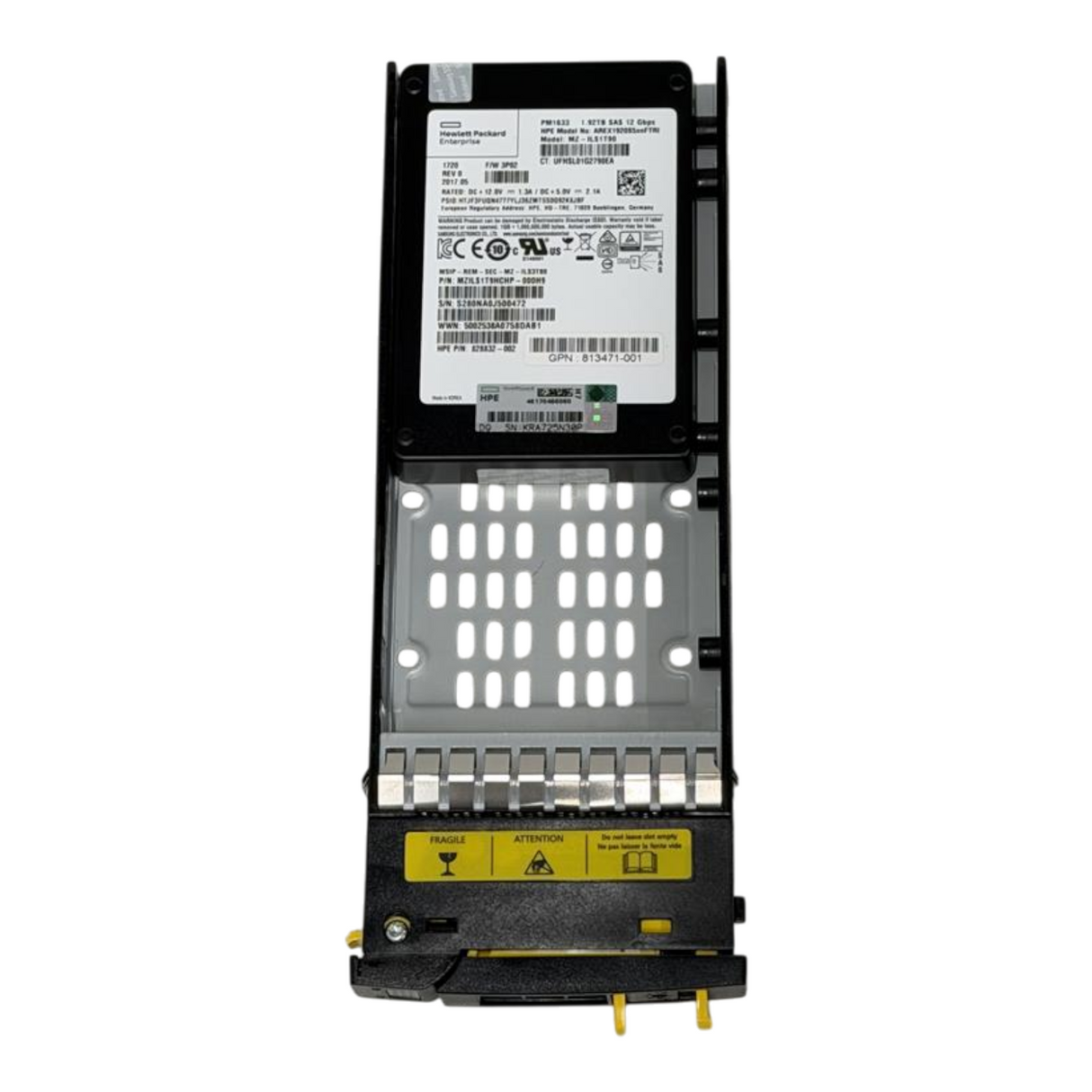 New HPE StoreServ 8000 3PAR 1.92TB SAS 12G +SW FE Enterprise 2.5" SSD K2R27B