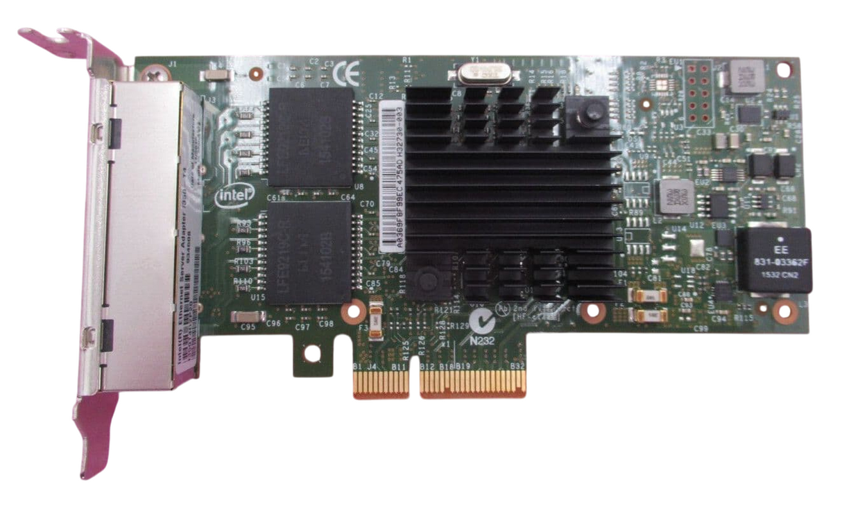 NEW Intel I350-T4 Quad-Port 1GbE 1000Base-T RJ45 Network Adapter I350T4G2P20