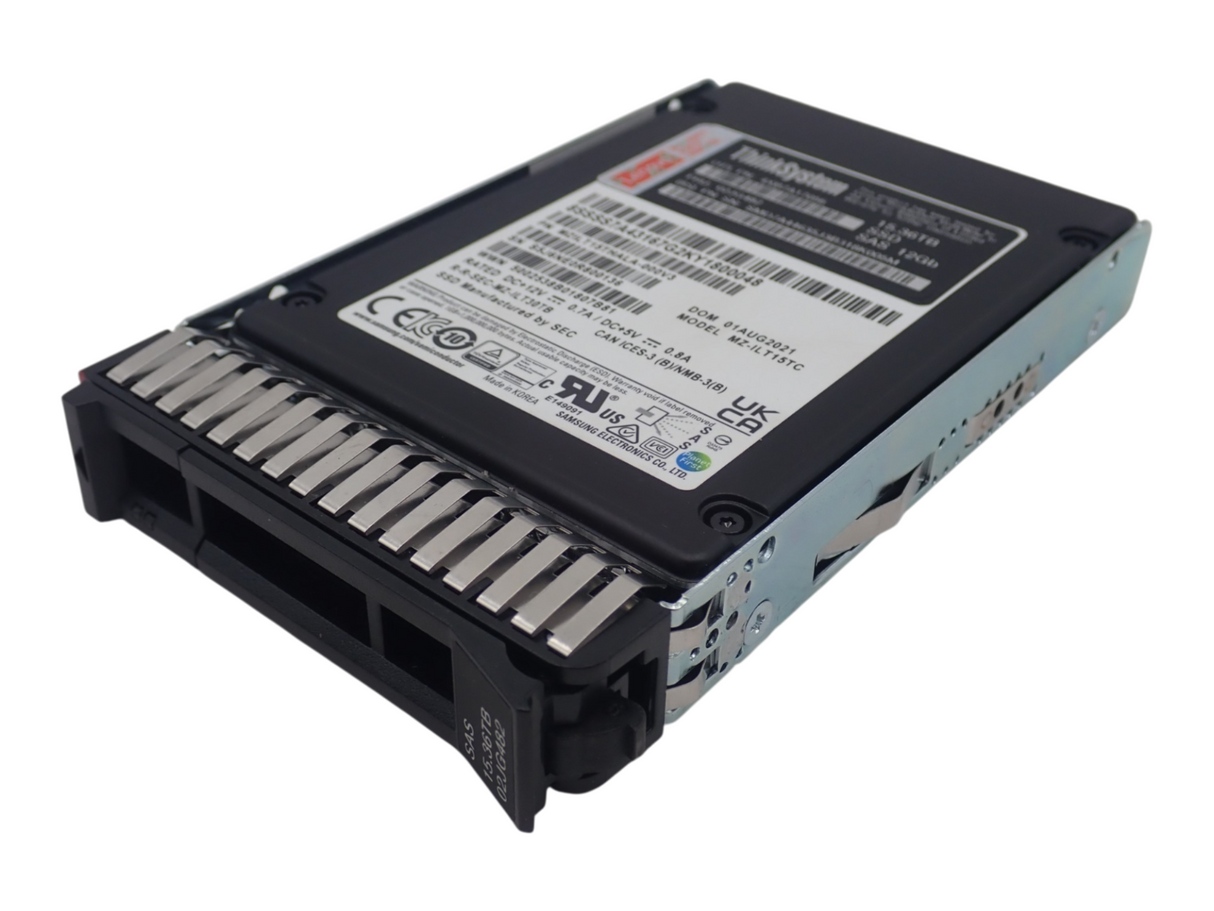 Lenovo ThinkSystem 15.36TB SAS 12G RI TLC 2.5" Enterprise SSD MZ-ILT15TC 02JG482