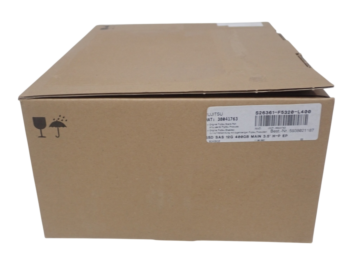 NEW Fujitsu 400GB SAS 12G MU 2.5" Hot-Plug SSD in 3.5" Caddy S26361-F5320-L400