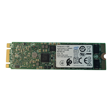 Intel 480GB M.2 SATA 6G MLC RI Solid State Drive SSD SSDSCKJB480G7