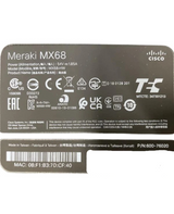 New Cisco Meraki Unclaimed Cloud-Managed Firewall Security Appliance MX68-HW