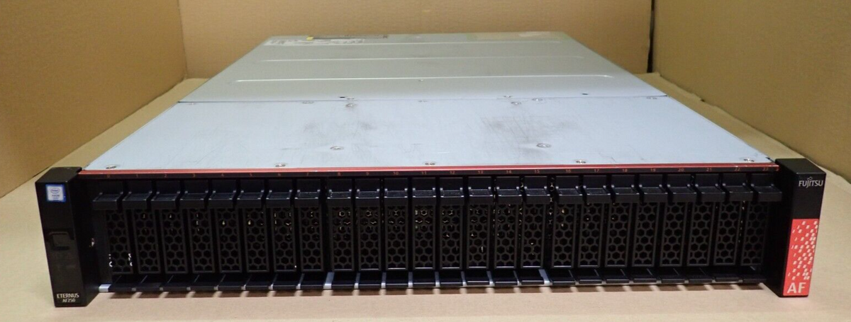 Fujitsu FTS:AF252XF010IN ETERNUS AF250 S2 Dual 16Gb FC Controller 24x 2.5" Bay