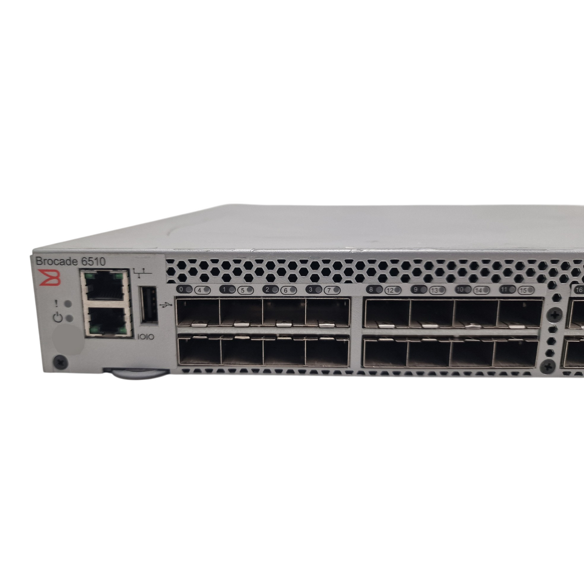 Brocade 6510 48-Port 16Gb FC SAN Switch SM-6510-24RCS (24-Port Active) B2F