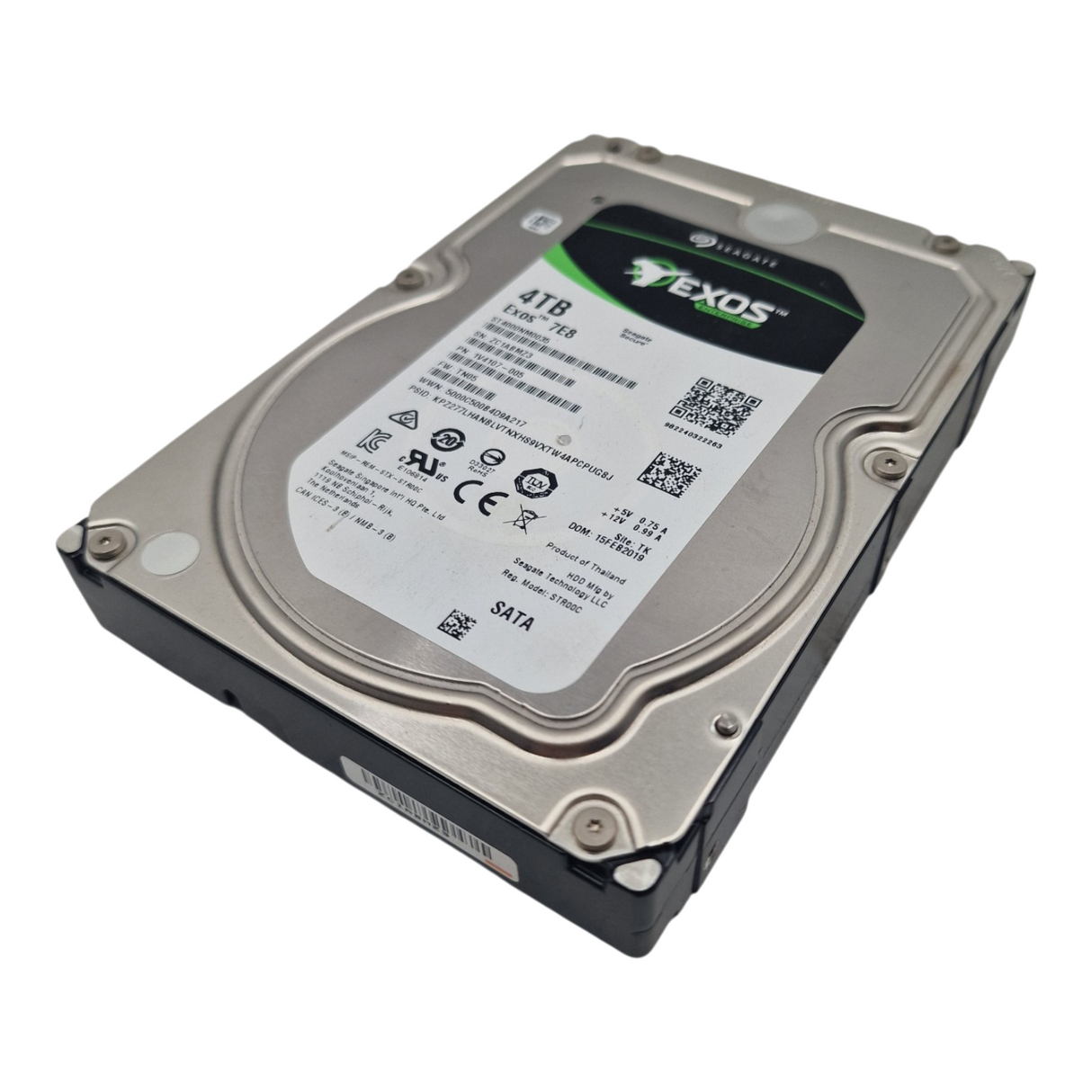 Seagate Exos 7E8 4TB 7.2K SATA 6G 128MB 512n 3.5'' HDD ST4000NM0035