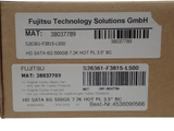 NEW Fujitsu 500GB SATA 6G 7.2k 3.5" Hot-Plug HDD Hard Drive S26361-F3815-L500