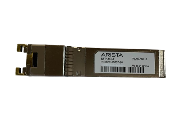 New Arista SFP-1G-T 100/1000BASE-T SFP Copper Transceiver XVR-10007-20