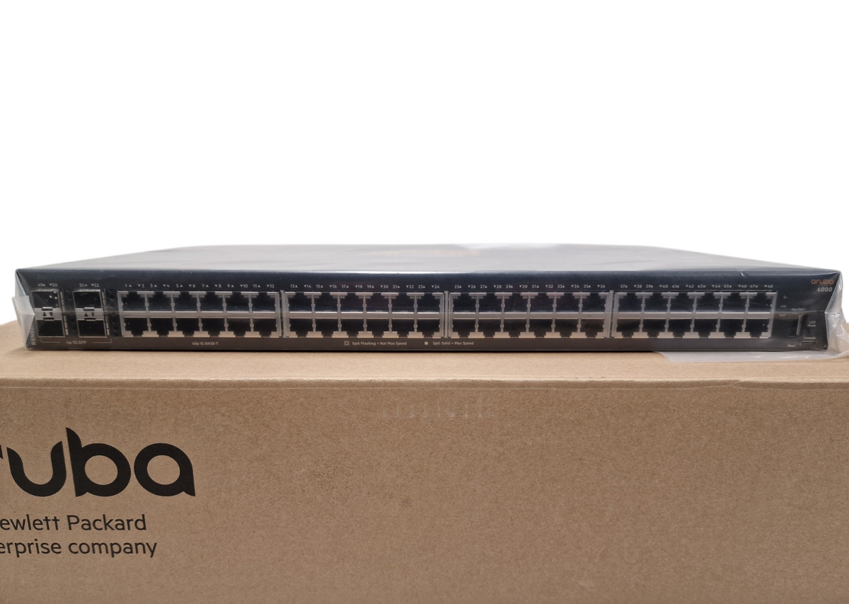 HPE Aruba CX 6000 48x 1GBase-T + 4x 1G SFP Port Managed Network Switch R8N86A