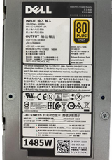 DELL EMC SC3020/SC5020/SC7020 1485W 80+ GOLD PSU T7KFK 0T7KFK DH1485E-S1