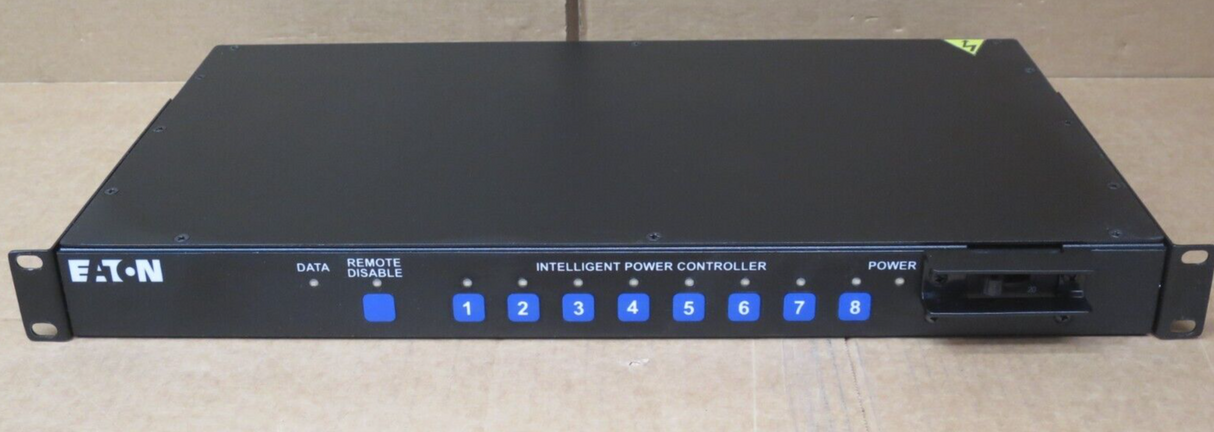 Eaton IPC3401-NET Intelligent Power Control 8x C13 19" Rack 1U PDU Power Bar 12A