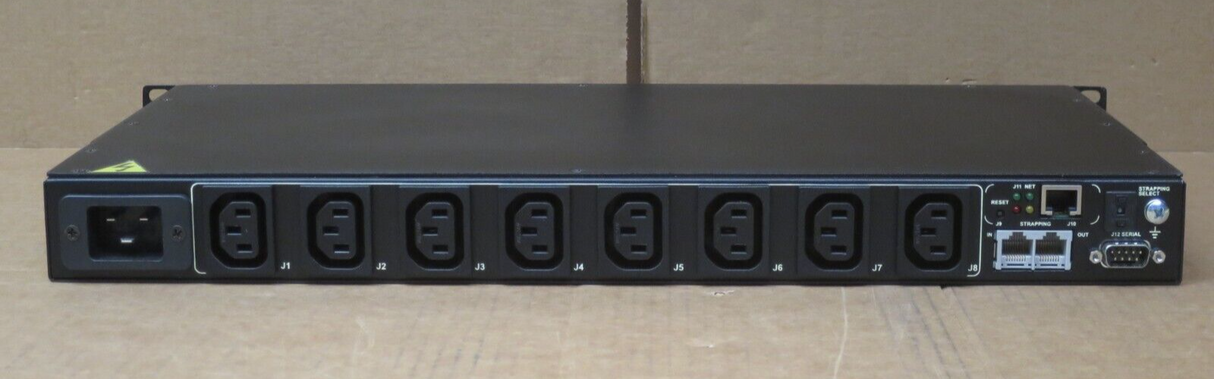 Eaton IPC3401-NET Intelligent Power Control 8x C13 19" Rack 1U PDU Power Bar 12A