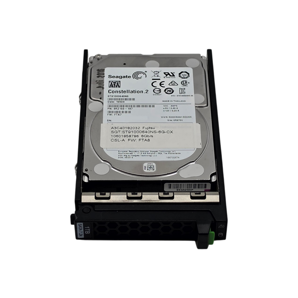 Fujitsu S26361-F3816-L100 1TB 7.2K 6G SATA 2.5" SFF Hot-Plug HDD A3C40182032