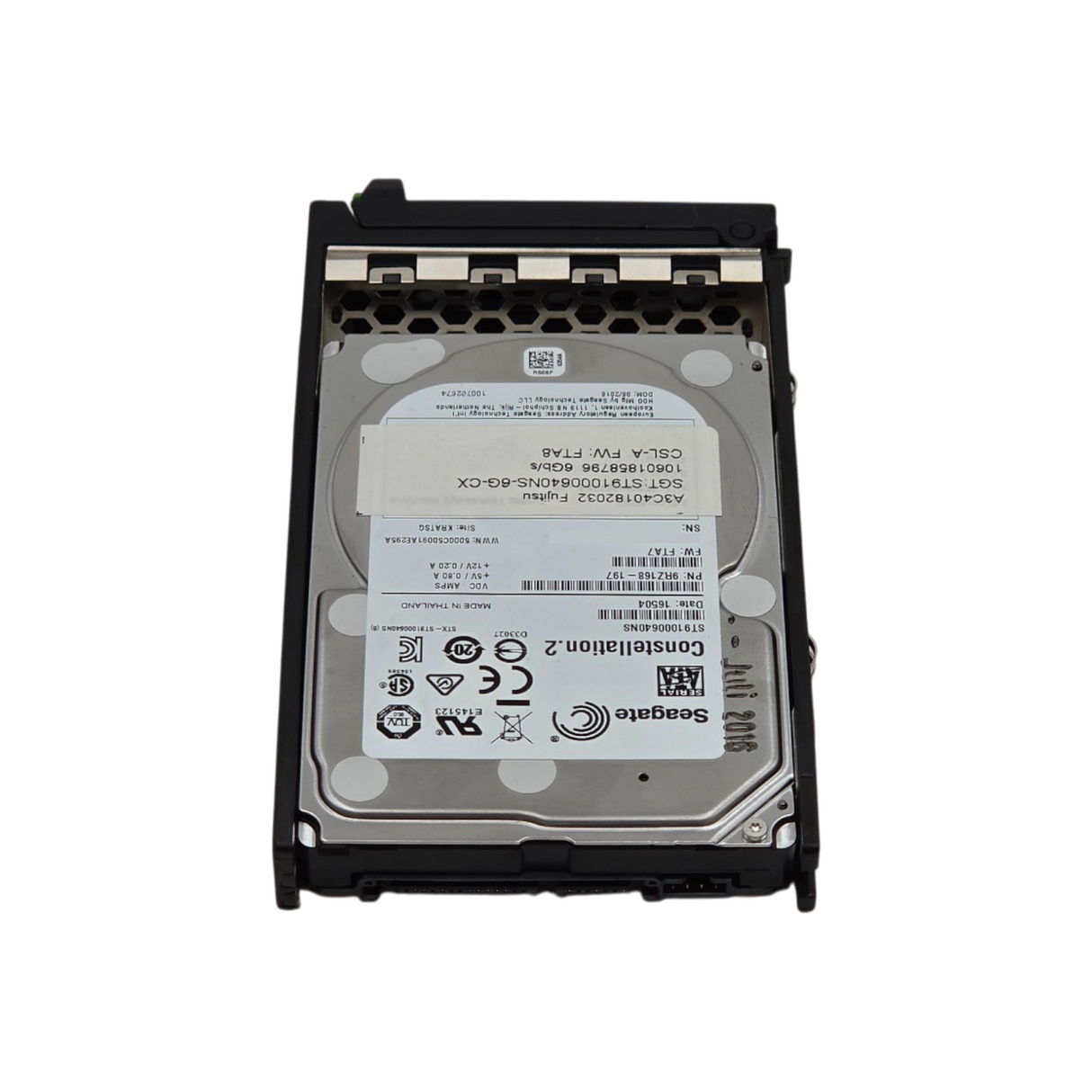Fujitsu S26361-F3816-L100 1TB 7.2K 6G SATA 2.5" SFF Hot-Plug HDD A3C40182032