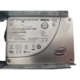 Dell 400GB 6G SATA MLC Hot-Plug 2.5" SFF SSD 6XJ05 SSDDC2BA400G3T + 3.5" Caddy