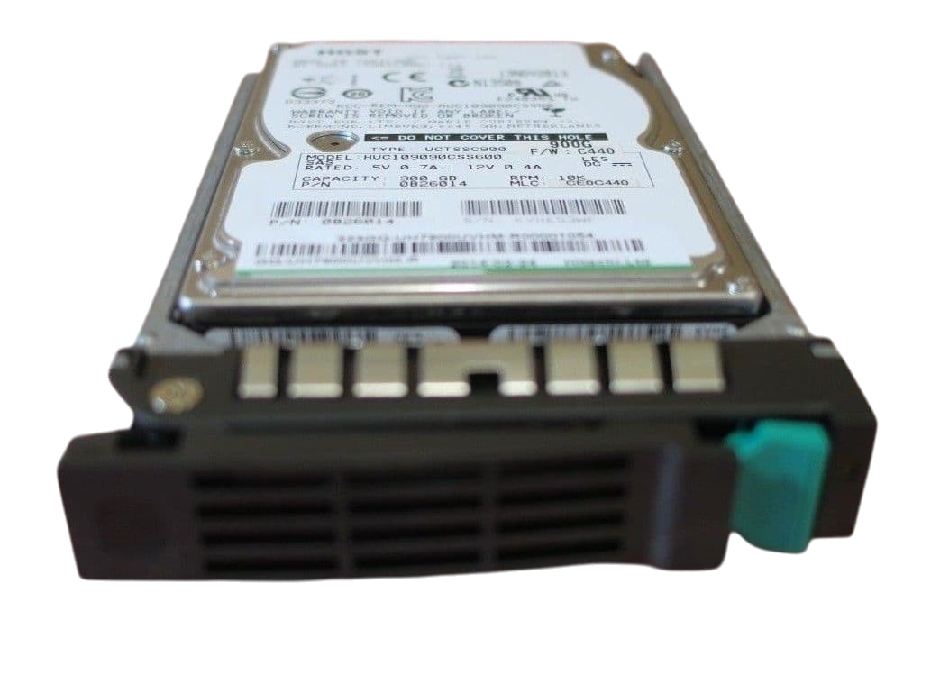 Hitachi 900GB 10K 6G SAS 2.5" SFF HDD HUC109090CSS600 GQ-UH7900UVHM-R 0B26014