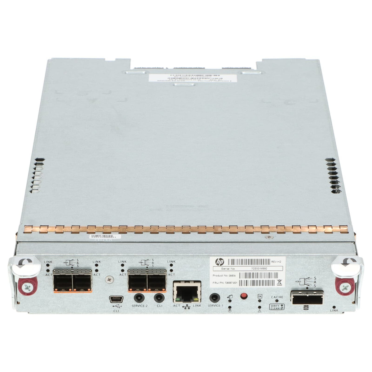 HPE MSA 2040 Modular Smart Array 12G SAS Storage Controller C8S53A 738367-001