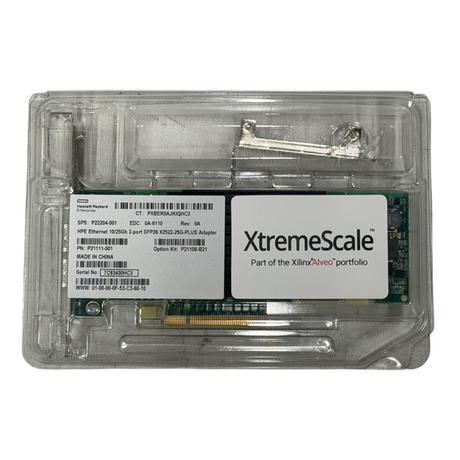 HPE Xilinx X2522-25G-PLUS Dual Port 10/25G SFP 28 Network Adapter P21109-B21