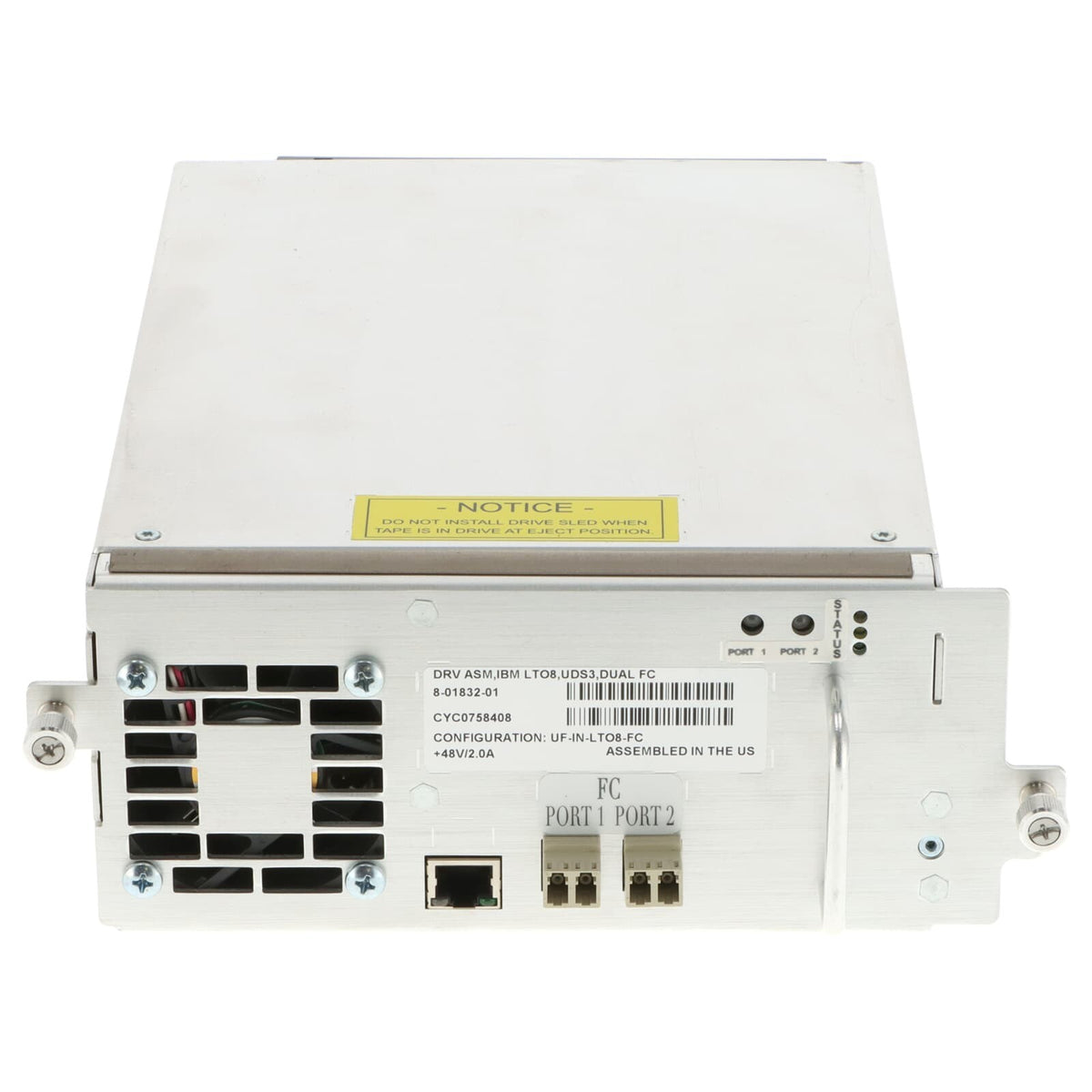 Quantum 8-01832-01 LTO8 LTO-8 FC 8Gb Tape Drive For Scalar i500 i2000 i6000