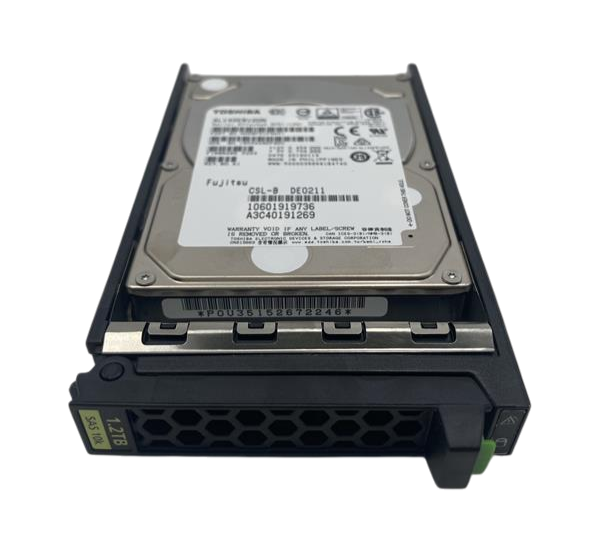 Fujitsu 1.2TB 10K SAS 12G 2.5" SFF Hard Drive HDD S26361-F5551-L112