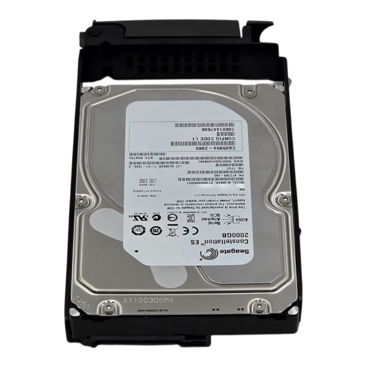 Fujitsu CA07237-E420 2TB 7.2K 6G 64MB SAS 3.5" LFF Hot-Plug HDD ST2000NM0001