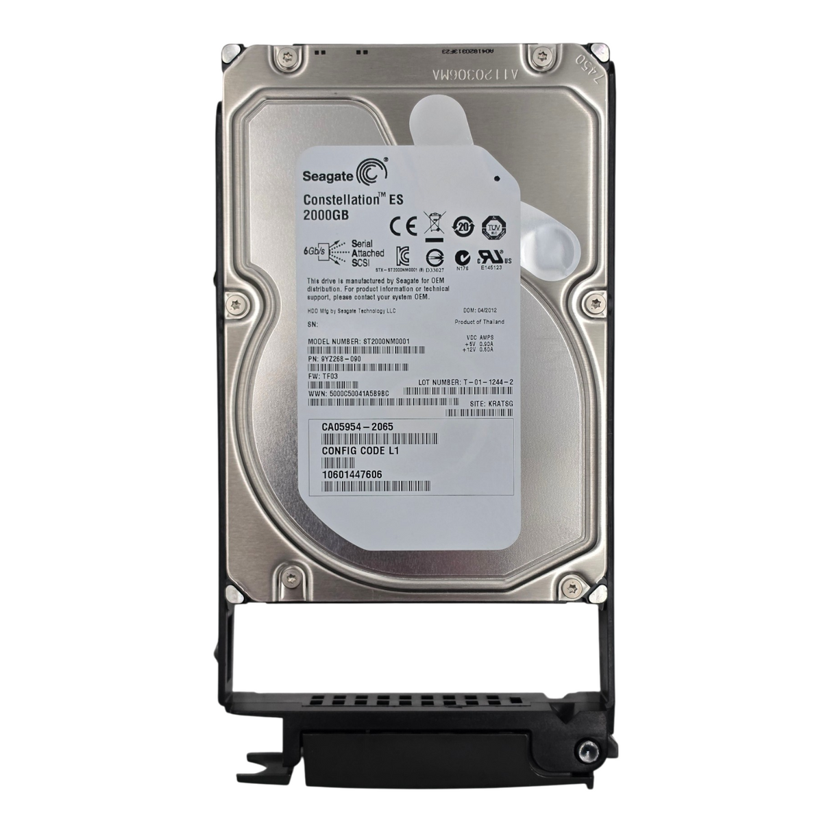 Fujitsu CA07237-E420 2TB 7.2K 6G 64MB SAS 3.5" LFF Hot-Plug HDD ST2000NM0001