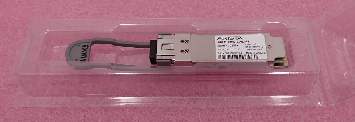 2x NEW Arista 100G MMF 100m QSFP Transceiver Module QSFP-100G-SWDM4 XVR-10167-20