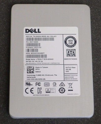 Dell 400GB 6Gbps 2.5" Enterprise MLC SATA SSD Solid State Drive 949GX ECE-400NAS