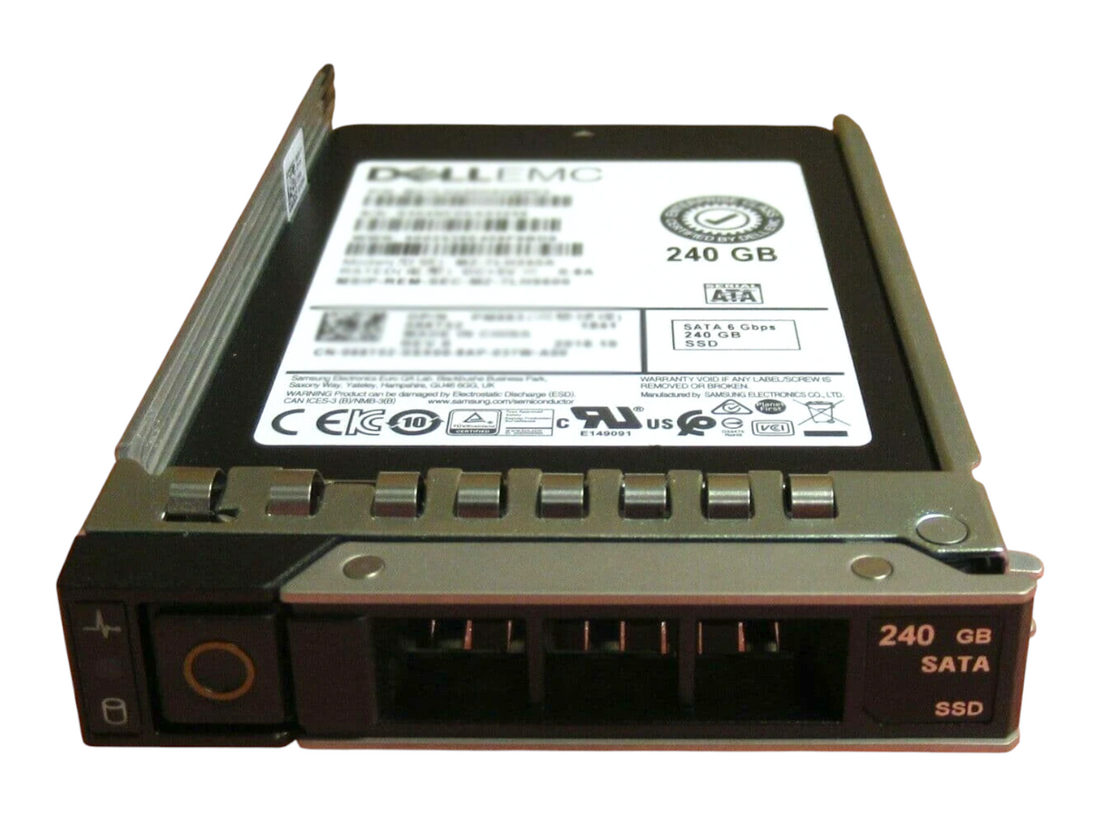 New Dell 240GB 2.5" SATA 6Gb/s MU MLC SSD 28F3R MZ-7KM240B + 14th/15th Gen Caddy