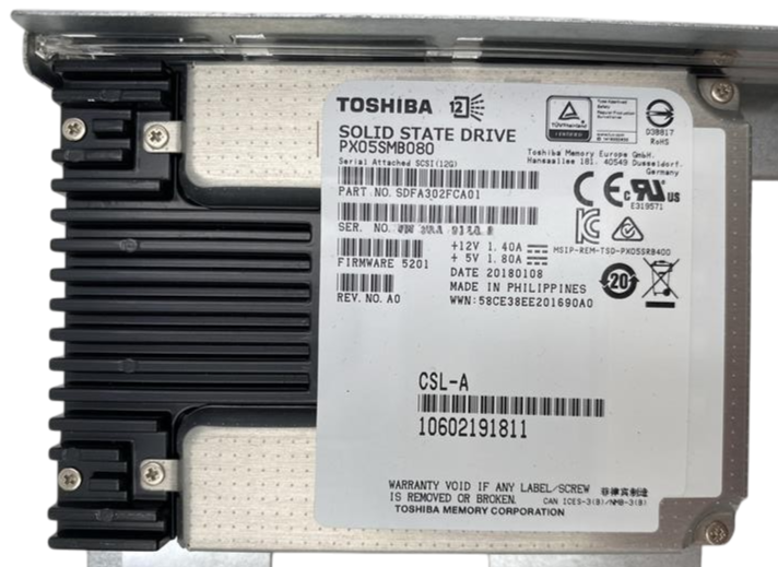 Fujitsu 800GB SAS 12G WI MLC 2.5" SFF SSD in 3.5" LFF Caddy - S26361-F5608-L800