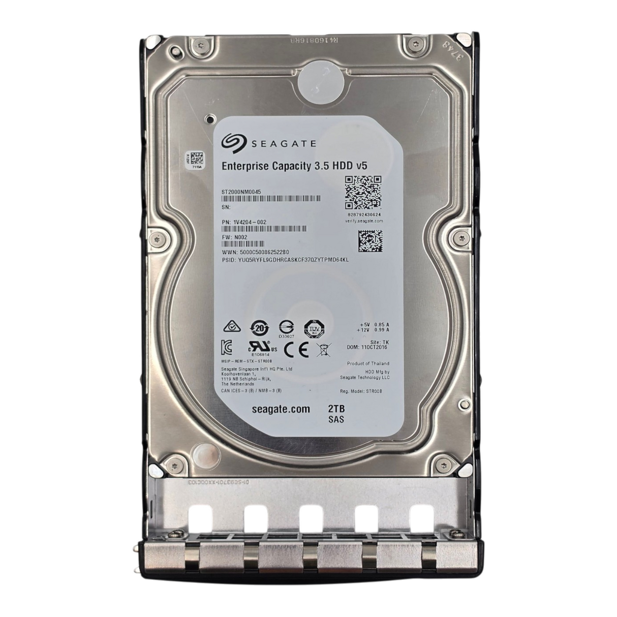 HPE ST2000NM0045 Nimble 2TB 7.2K 128MB SAS 12G 3.5" 512n LFF HDD FW: N002 Q8D74A