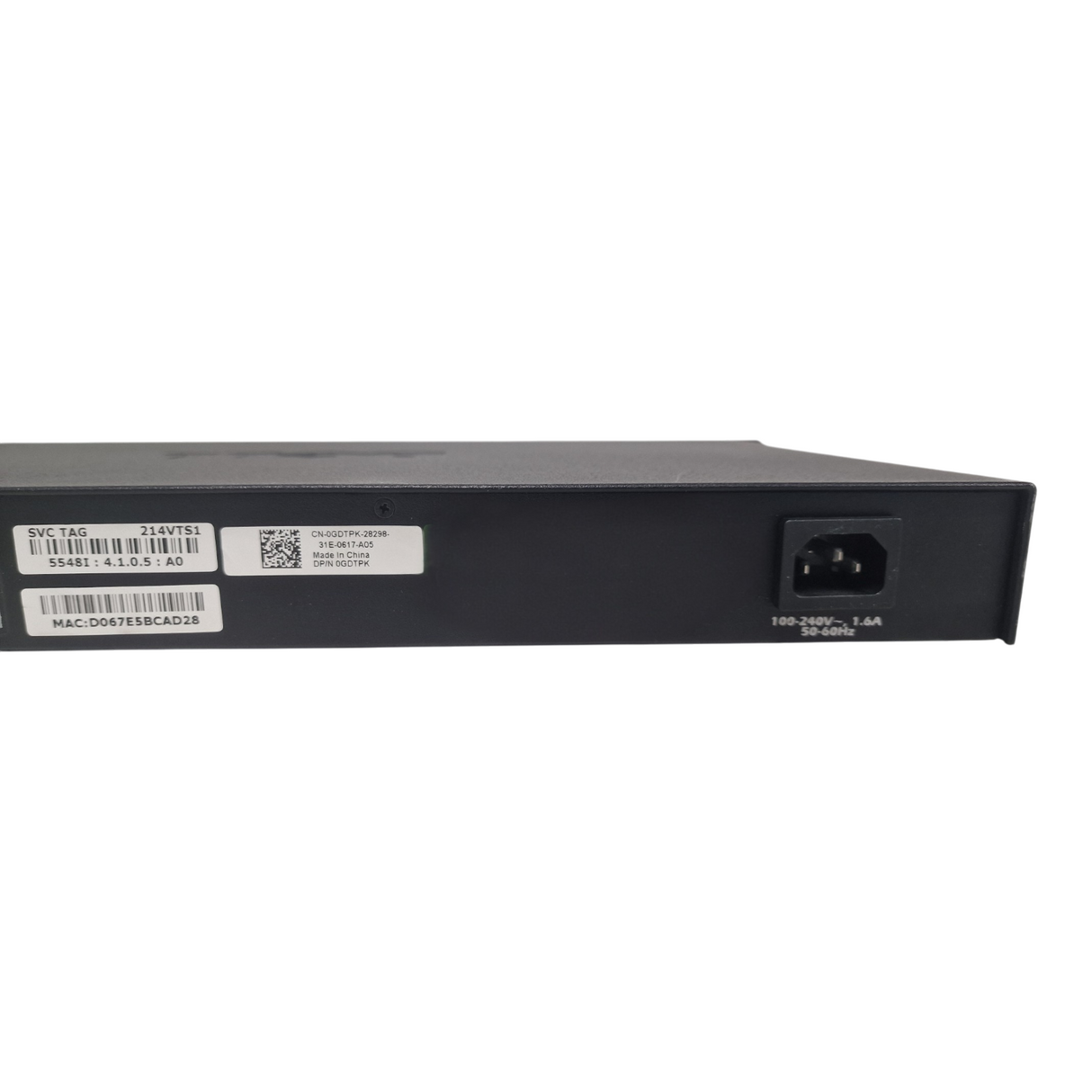 Dell PowerConnect 5548 48x 1GbE RJ45 + 2x 10Gb SFP+ Managed Switch GDTPK